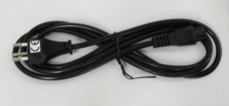 Jamara Netzkabel für die Schweiz für Peak 80-50 (Kleeblattstecker auf Rundstecker)