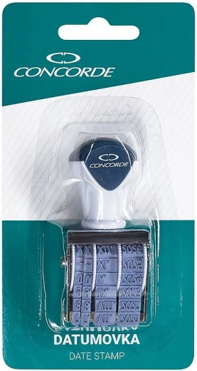 Datumsstempel CONCORDE Nr. 4, Blister