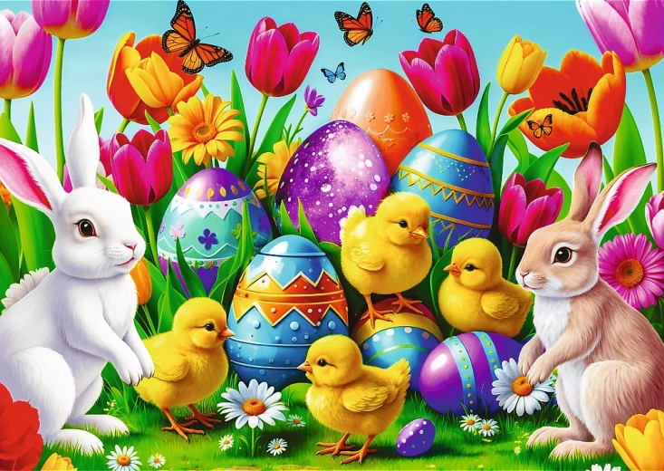 Puzzle Osterwiese 500 Teile TREFL