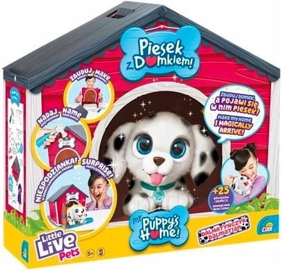 Interaktiver Dalmatiner mit Häuschen LITTLE LIVE PETS