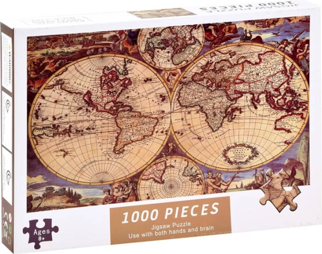 Antike Weltkarte Puzzle 1000 Teile