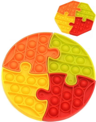 Pop-it-Puzzle Antistress-Steckspiel Bubble Pops 15 cm – 1 Stück