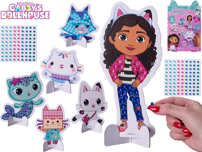 Kreativset Steine kleben Gabby’s Dollhouse – 1 Stück