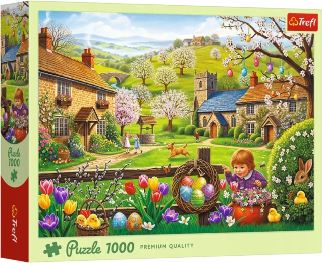 Puzzle 1000 Teile Ostereiersuche Trefl
