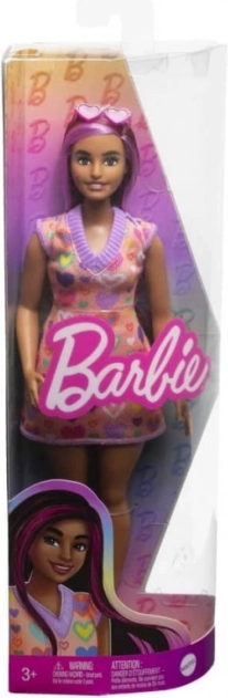 Barbie Fashionistas Puppe im Kleid mit Herzchen