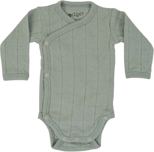 Lodger hydrophiles Wickel-Body mit langen Ärmeln Tribe Silt Green Größe 68