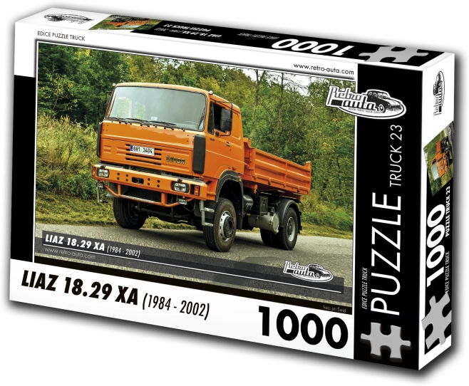 Puzzle RETRO-AUTA ŠKODA LIAZ 18.29 XA (1994–2002) – 1000 Teile