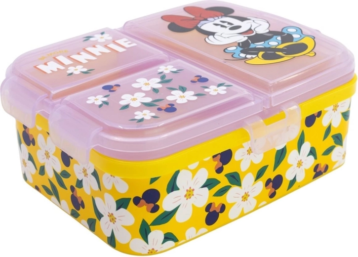 Stor Minnie XL Brotzeitbox mit mehreren Fächern, gelb – 1 Stück