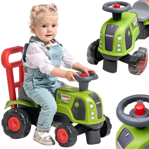 Rutschfahrzeug und Lauflernhilfe FALK Claas Arion 470 mit Lenkrad und Hupe