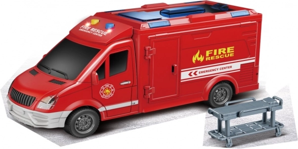 Feuerwehrauto mit Schwungrad 1:16
