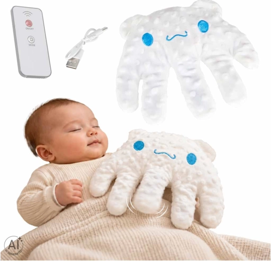 Beruhigendes Babykissen mit Hand-Klopffunktion - 1 Stück