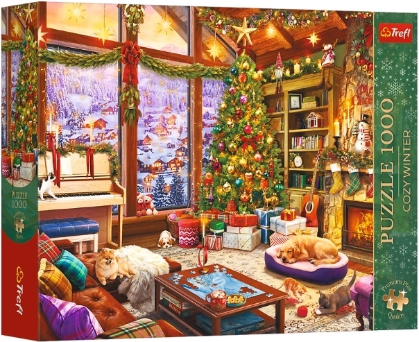 Weihnachts-Puzzle Premium Plus „Świąteczny wieczór“ 1000 Teile