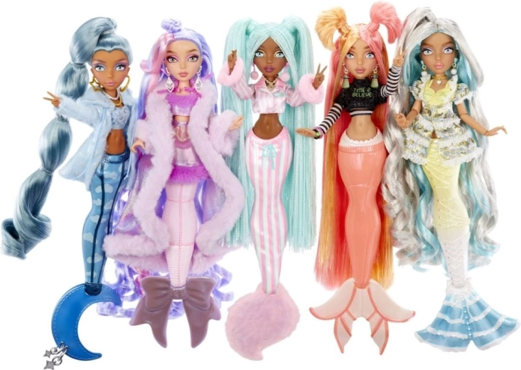 Puppe MERMAZE Mermaidz Meerjungfrau – Pyjama-Party