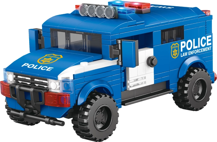 Bausatz Polizeiauto 17 cm