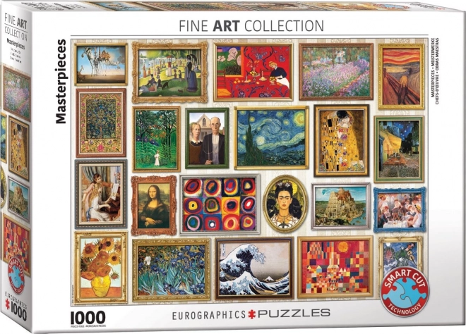 Puzzle Collage: Schöne Kunst 1000 Teile