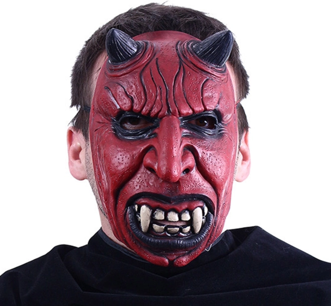 Gruselige Teufelsmaske für Halloween