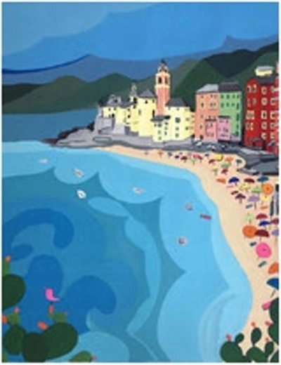 Norimpex Malen nach Zahlen Stadtstrand 40 × 50 cm