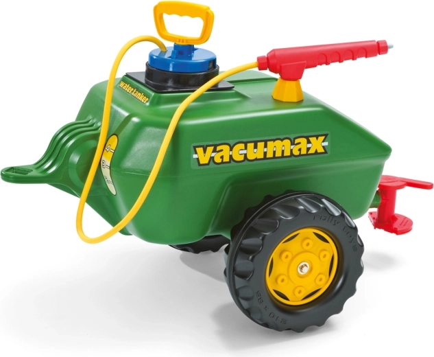 Rolly Toys Vacumax grüner Tankanhänger mit Pumpe und Sprühdüse