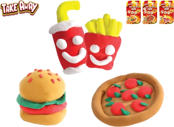 Kreativmasse – Erstelle dein eigenes Fast Food Take Away – 1 Stück