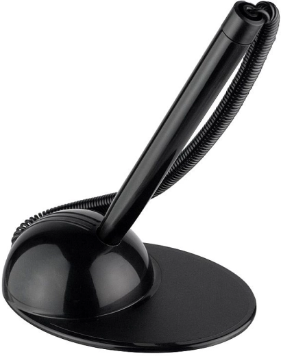 Kugelschreiber im Ständer ICO T-pen, schwarz