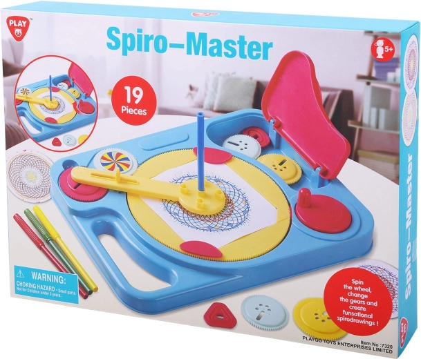 Spiro Master von Playgo – kreatives Spiral-Zeichenset