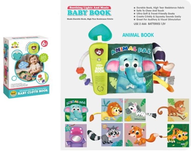 Interaktives Lernbuch Dschungel für Babys