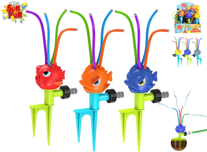 Gartensprinkler für Kinder in Form von Meerestieren Sun Fun