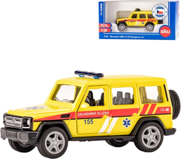 Siku Super Krankenwagen Mercedes‑AMG G65 (tschechische Version) - 1 Stück