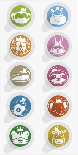 Chicco bunte Aufkleber nach Insektenstichen, 30 Stk.