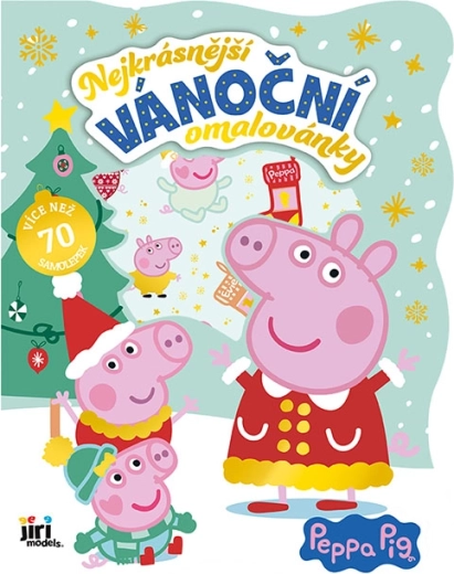 Die schönsten Weihnachts-Malbücher mit Stickern – Peppa Wutz