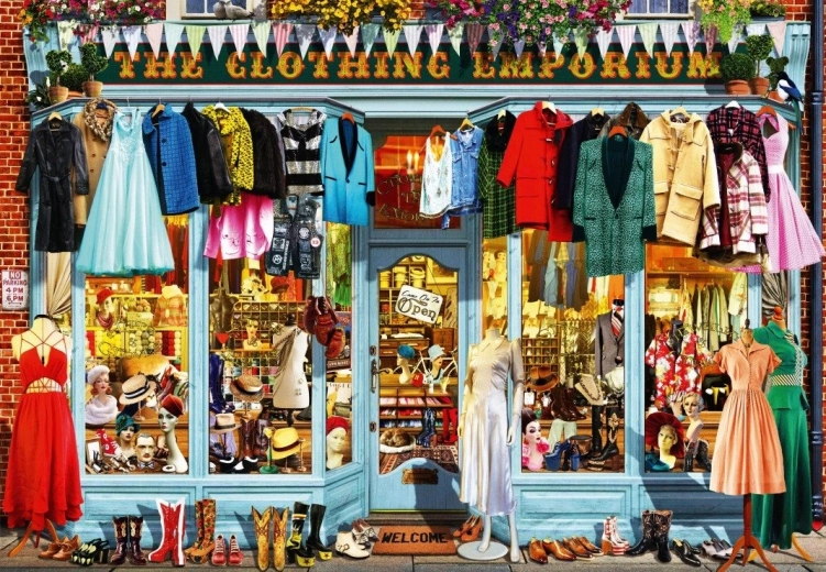 Puzzle Bekleidungsgeschäft 1000 Teile BLUEBIRD