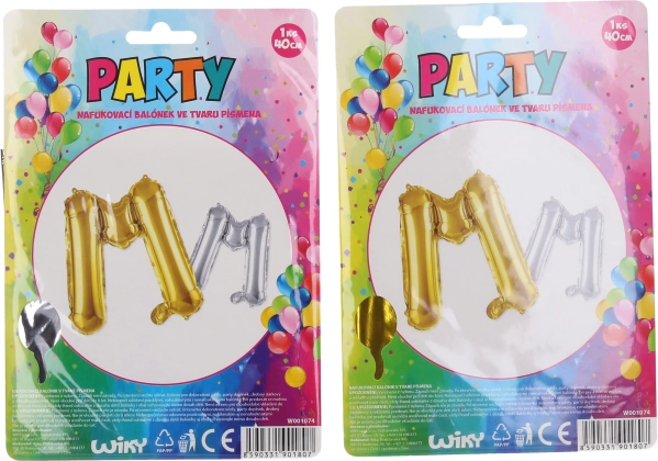 Aufblasbarer Ballon - Buchstabe M