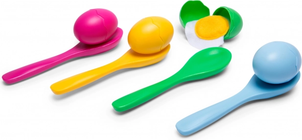 Eier-Staffel – Löffelspiel für Kinder