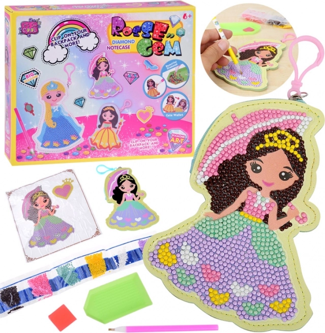 Kreatives Set mit Diamant-Sticker Prinzessin