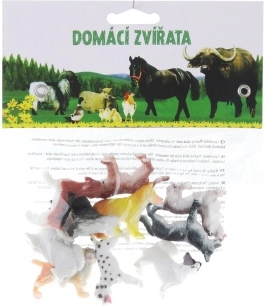 Set aus 10 Kunststoff-Hundefiguren