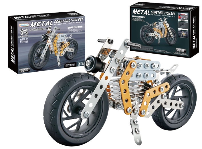 Metallbaukasten Motorrad 162 Teile