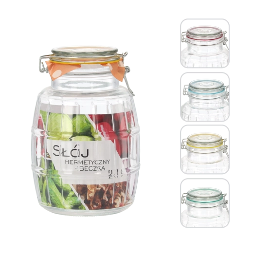 Glasdose 2,1 l hermetisch – Fassform