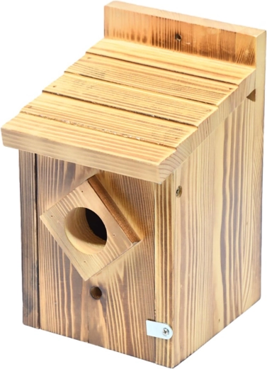 Holz-Vogelnistkasten aus Kiefernholz 13,8 × 16 × 22,8 cm