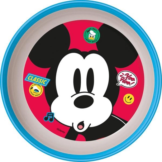 Plastikschüssel MICKEY mit rutschfestem Boden 14,7 × 4 cm