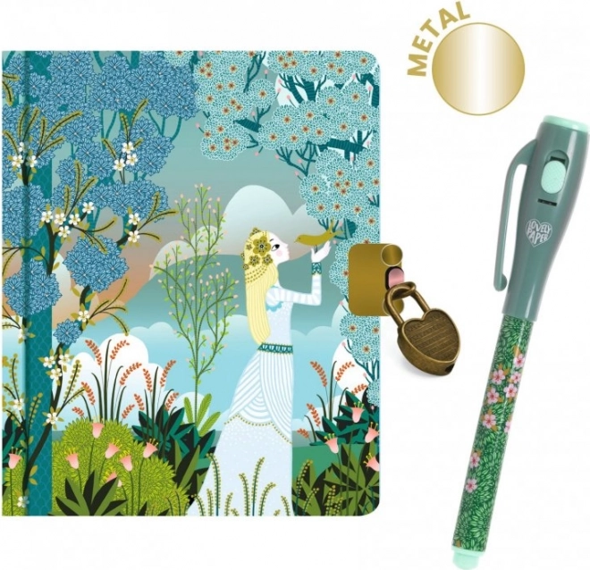 Geheimes Tagebuch Charlotte mit magischem Stift von Djeco