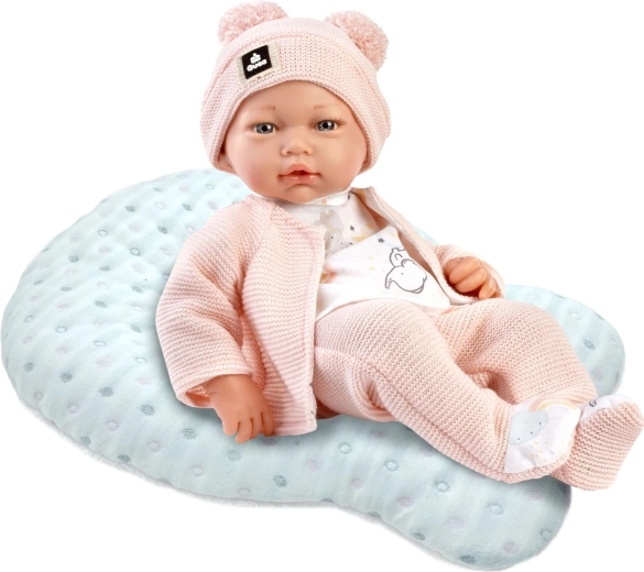 Realistische Babypuppe Guca New Born mit weichem Stoffkörper, 36 cm