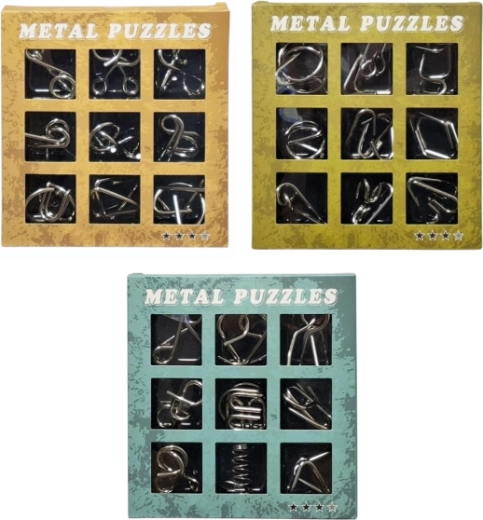 Metall-Logikpuzzle – 1 Stück
