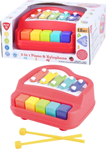 Playgo Klavier und Xylophon 2-in-1