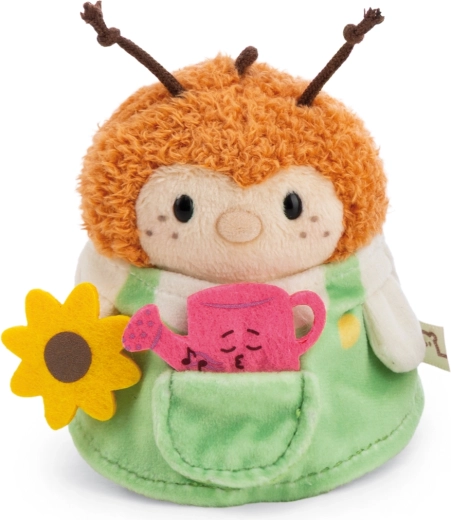NICI MyMochi Plüsch-Hummel Hadshi 8 cm mit Gießkanne und Gärtnerkostüm