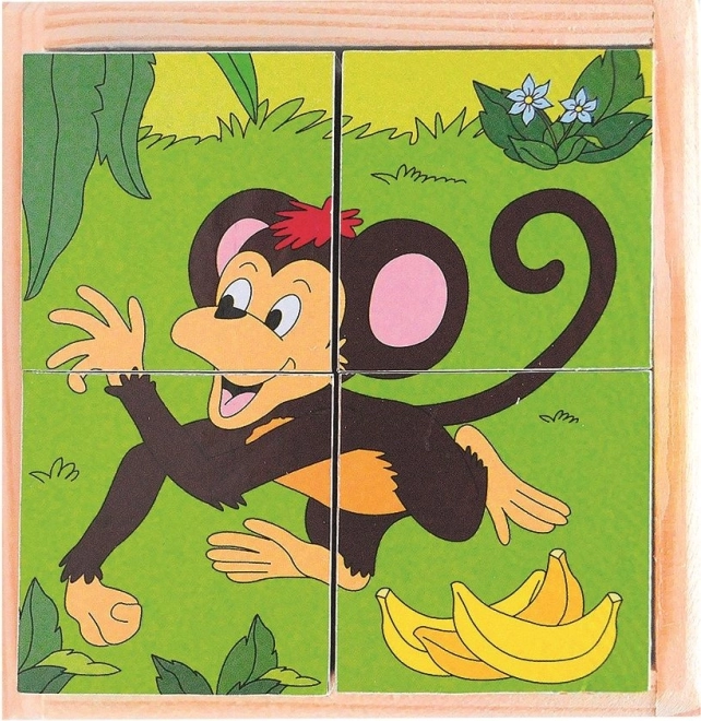 Puzzlewürfel Zoo