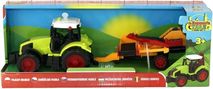 Traktor mit Soundeffekten in einer Schachtel