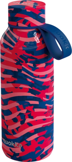 Edelstahl-Thermoflasche mit Trageschlaufe Quokka Solid Clash 510 ml