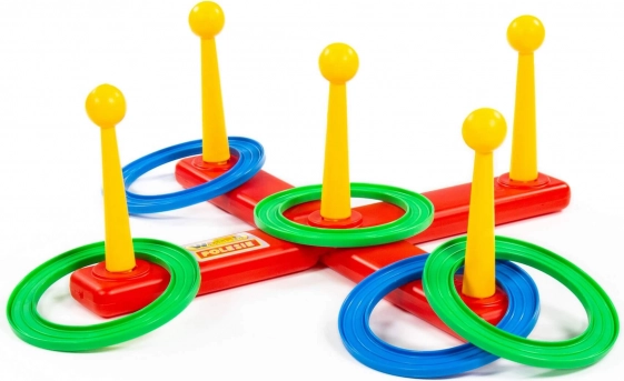 Plastikspiel „Reifen werfen“