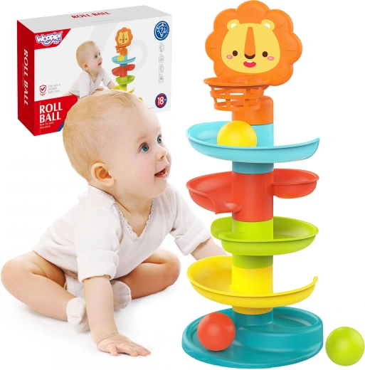 Woopie Baby Kugelbahn mit Löwenbaby