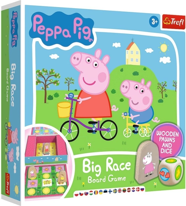 Brettspiel Big Race Peppa Wutz von Trefl